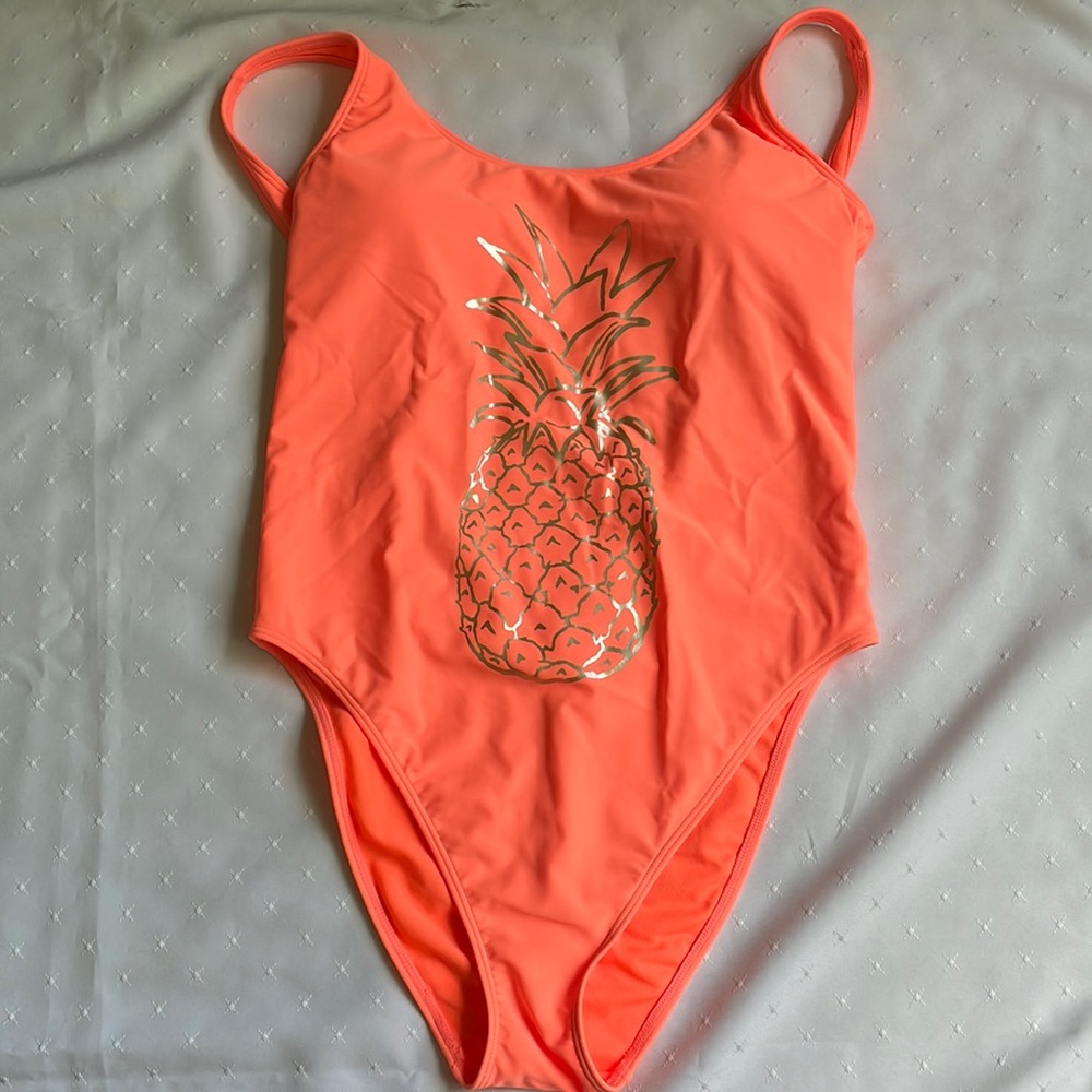 Hollister Pineapple One Piece Swimsuit